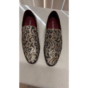 ALDO ROSSINI METALIC BECK-2 PAISLEY MEN'S SIZE 9 NEW